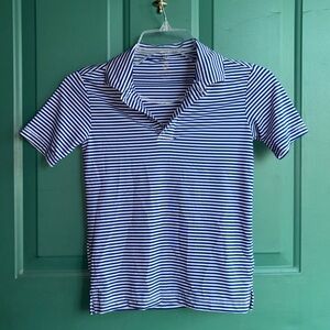 Class Club boys 8 Navy and White Striped Shirt